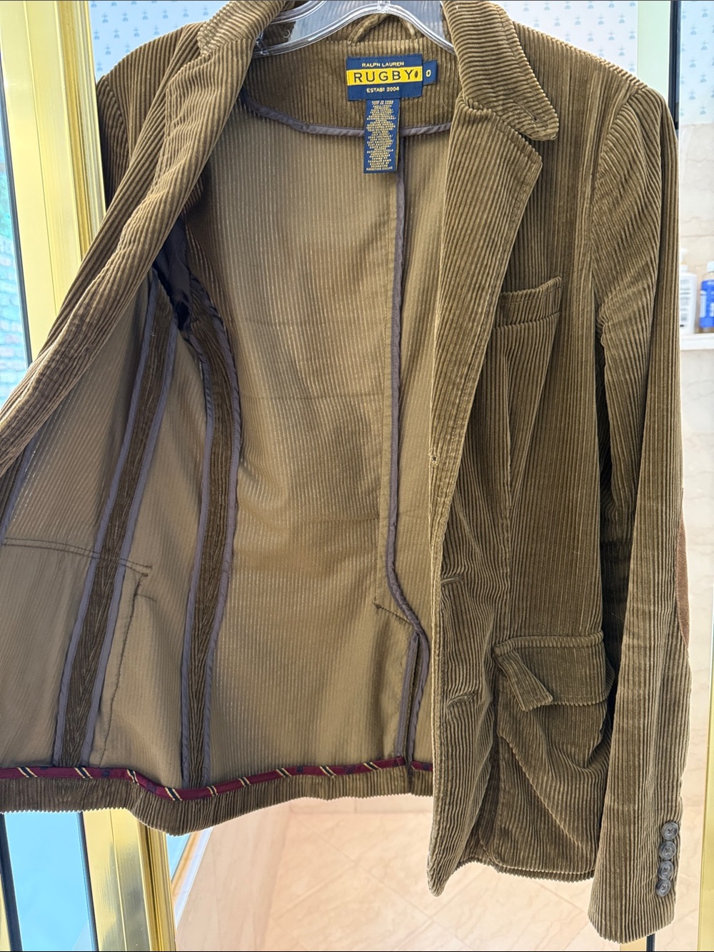 Women’s Brown Corduroy loose fit Jacket by Ralph Lauren Rugby - Picture 2 of 9